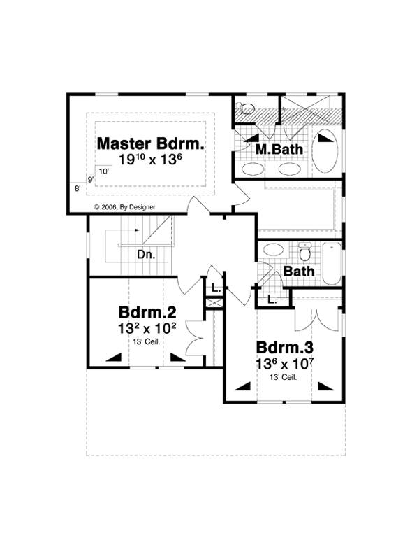 Second Floor image of HAYWOOD House Plan